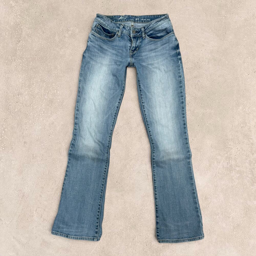 Levi's Skinny Boot Jeans Light Wash Blue Stretch Denim Size 27